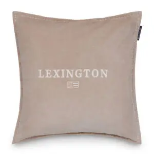 Lexington logo samettinen tyynynpäällinen