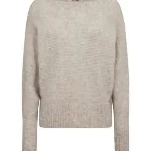Mos Mosh villaneule venepääntiellä, beige & tum.ruskea